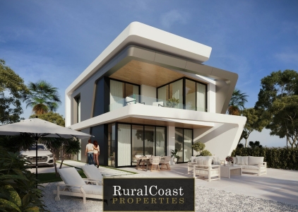 RuralCoast Properties présente une belle villa de 2 chambres et 2 salles de bains avec de grandes terrasses et une vue impressionnante sur la mer et le golf à Bonalba