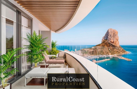 RuralCoast Properties biedt u een indrukwekkend huis met 3 slaapkamers in een exclusief luxe wooncomplex in Calpe